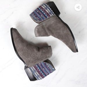 Sbicca  vintage collection Suede Bootie in Grey